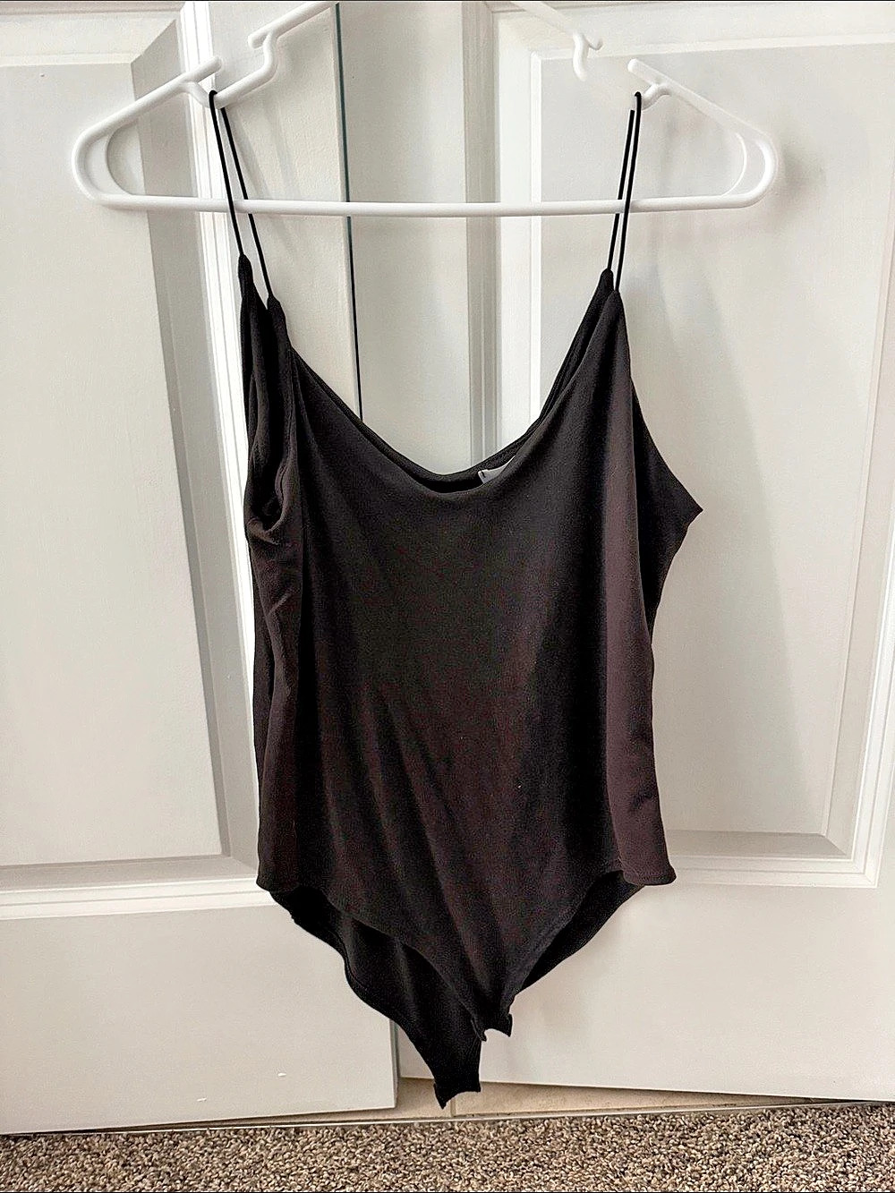 and other stories One-Piece Swimsuit in Black Size Medium NWT
